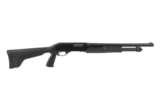 Savage Arms Stevens 320 pump action shotgun with pistol grip